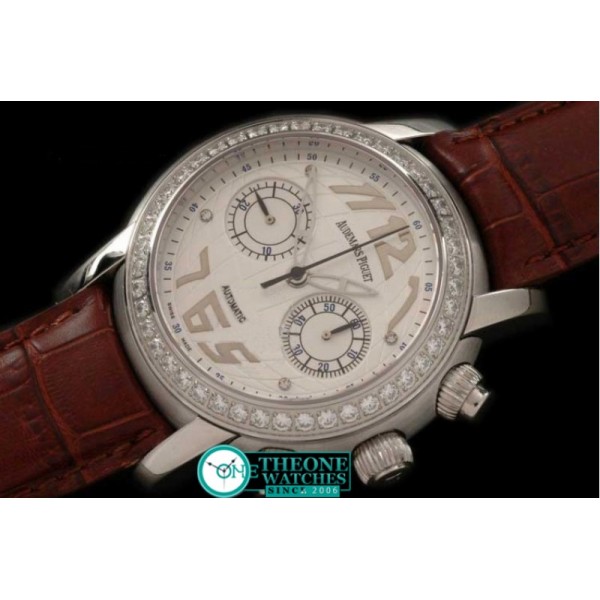 Audemars Piguet - Globe Chronograph Diam SS/LE White Asia 7750