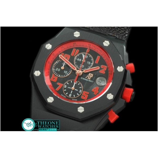 Audemars Piguet - Royal Oak Chronograph DLC/LE Black A-7750