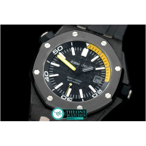 Audemars Piguet - Forge Carbon Diver FC/RU Black Asia Clone 2824