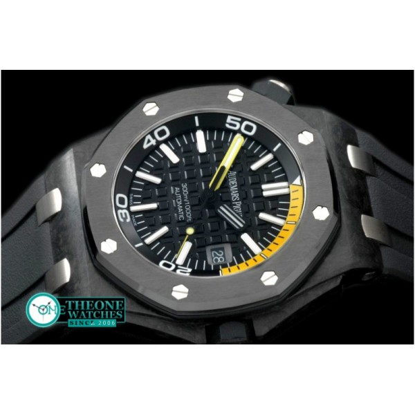 Audemars Piguet - Forge Carbon Diver FC/RU Black Asia Clone 2824