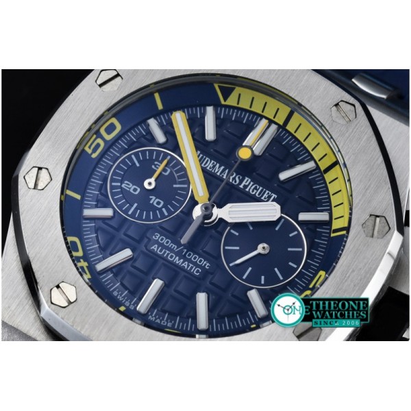 Audemars Piguet - AP Offshore Diver Chronograph Blue - Seiko VK64