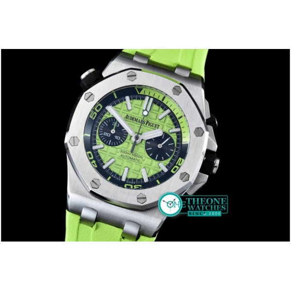 Audemars Piguet - AP Offshore Diver Chronograph L-Green - Seiko VK64