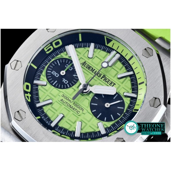 Audemars Piguet - AP Offshore Diver Chronograph L-Green - Seiko VK64