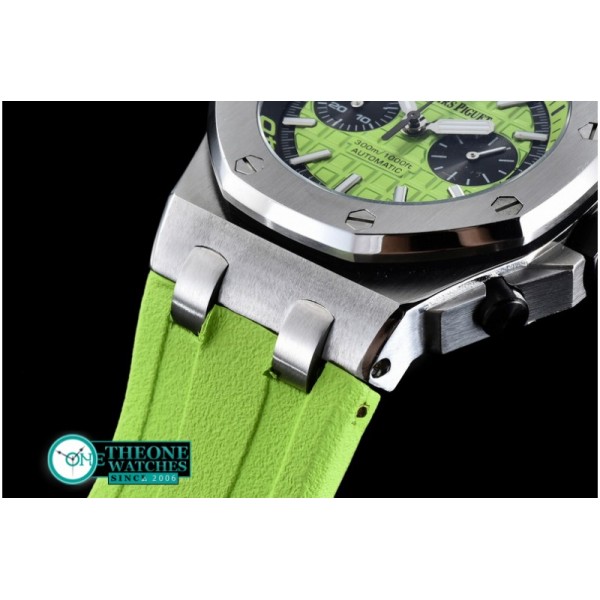 Audemars Piguet - AP Offshore Diver Chronograph L-Green - Seiko VK64