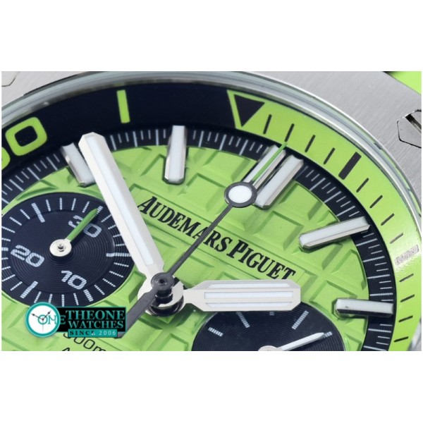 Audemars Piguet - AP Offshore Diver Chronograph L-Green - Seiko VK64