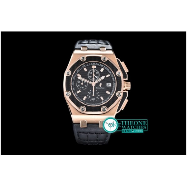 Audemars Piguet - Juan Pablo Montoya Limited Ed RG/LE Black JF A7750 @12