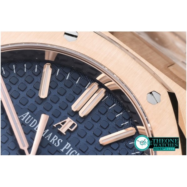 Audemars Piguet - Royal Oak Ladies RG/RG JF Blue AP 3120