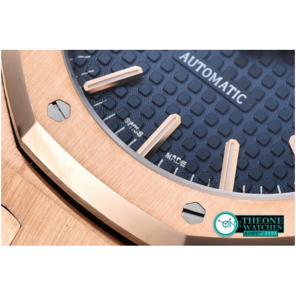 Audemars Piguet - Royal Oak Ladies RG/RG JF Blue AP 3120