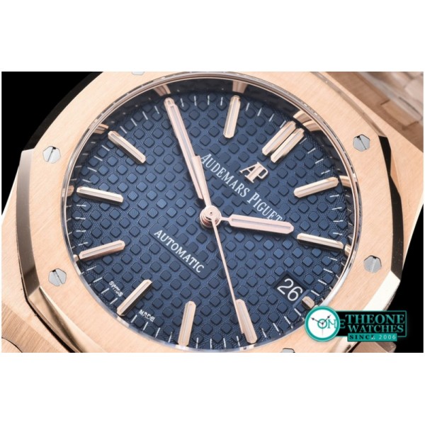 Audemars Piguet - Royal Oak Ladies RG/RG JF Blue AP 3120