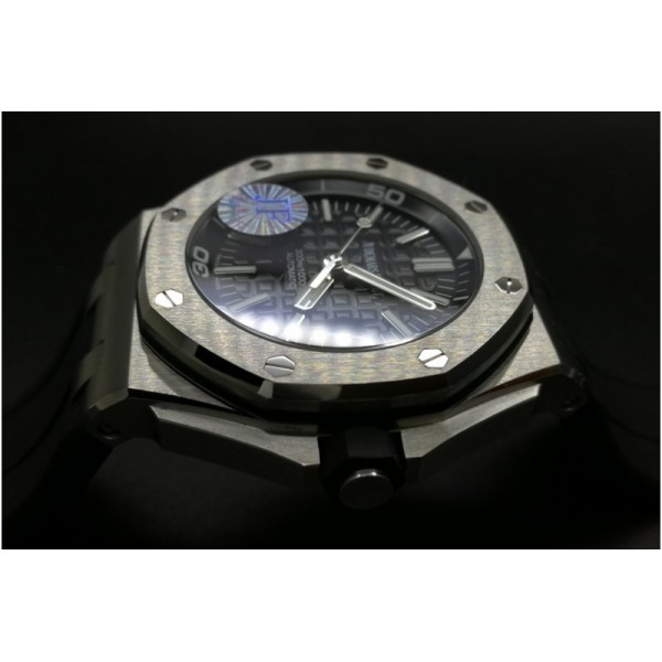 Audemars Piguet - AP Royal Oak Diver White SS/RU JF Asia 2824 Mod 3120