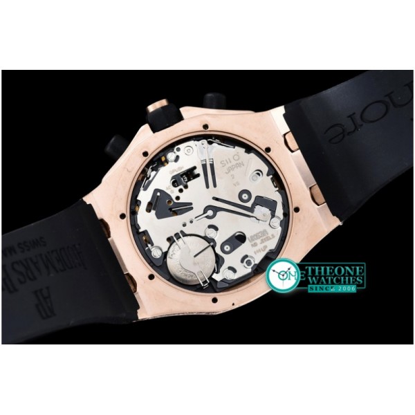 Audemars Piguet - Royal Oak Ladies Chrono RG/RU Wht Diam Diam Bez VK64