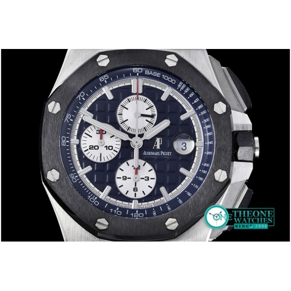 Audemars Piguet - AP Royal Oak Chrono SS/RU Blue A3126- Noob