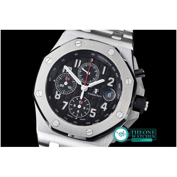 Audemars Piguet - AP Royal Oak Chrono 26470 SS/SS Black A3126 - Noob