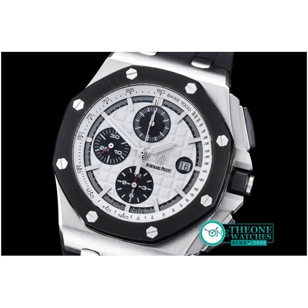 Audemars Piguet - AP Royal Oak Chrono SS/RU White JHF A3126 Secs@9