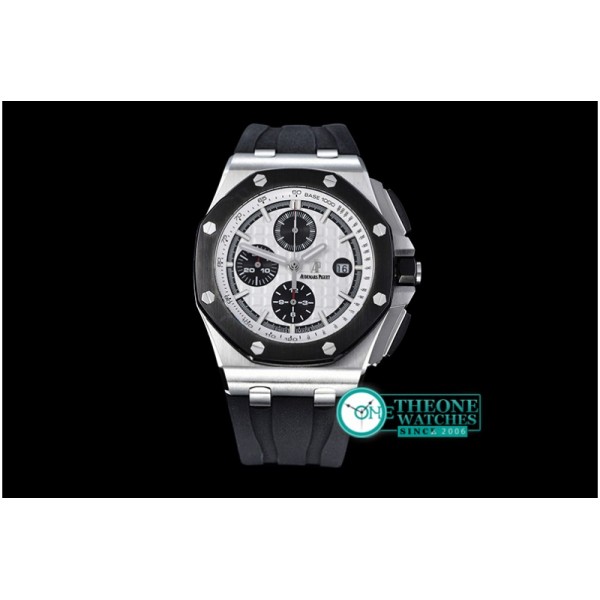 Audemars Piguet - AP Royal Oak Chrono SS/RU White JHF A3126 Secs@9