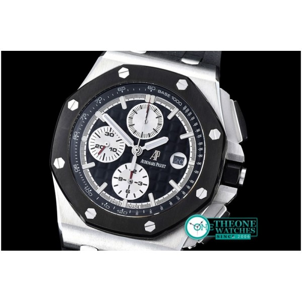 Audemars Piguet - AP Royal Oak Chrono SS/RU Black JHF A3126 Secs@9