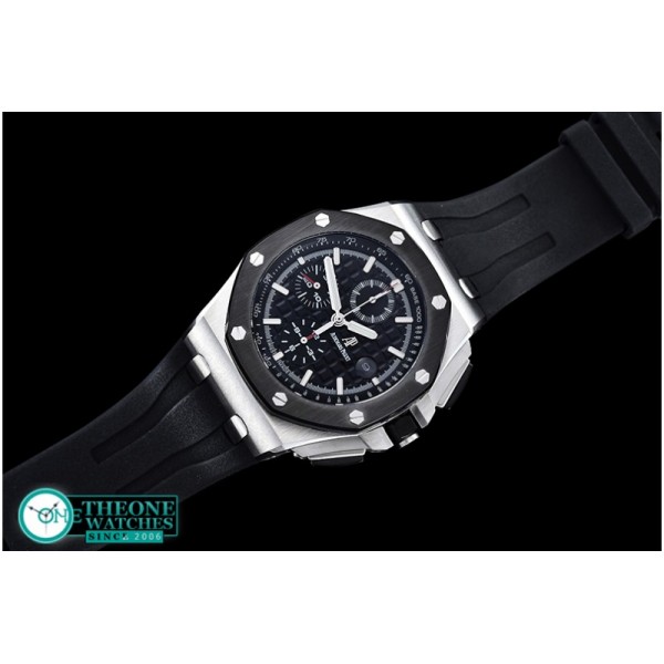 Audemars Piguet - AP Royal Oak Chrono SS/RU Black JHF A3126 Secs@9