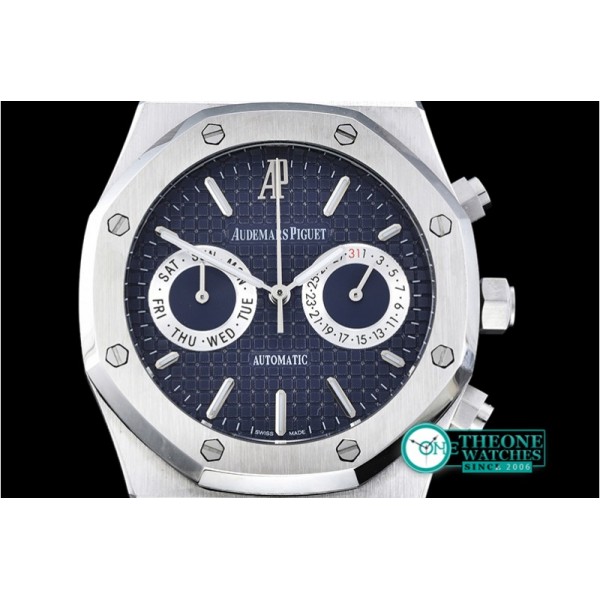 Audemars Piguet - Royal Oak Calendar SS/SS Blue VK Quartz