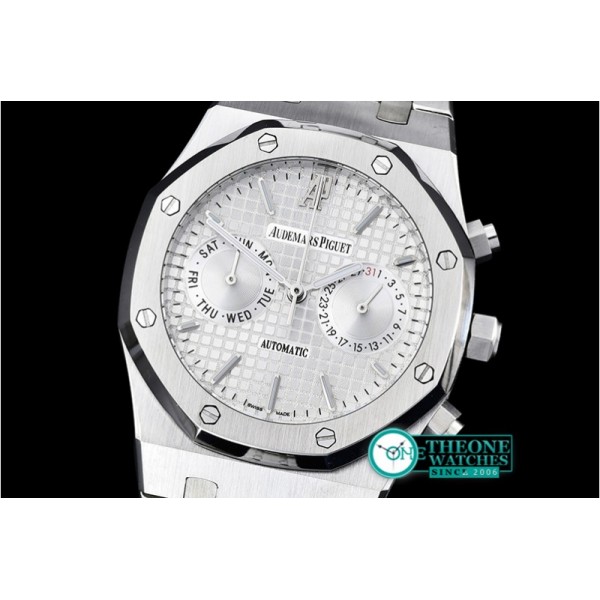 Audemars Piguet - Royal Oak Calendar SS/SS White VK Quartz