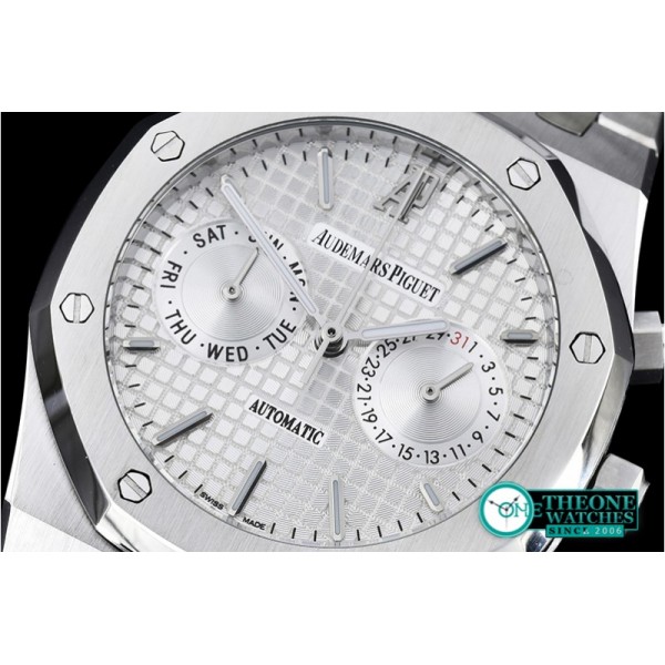 Audemars Piguet - Royal Oak Calendar SS/SS White VK Quartz