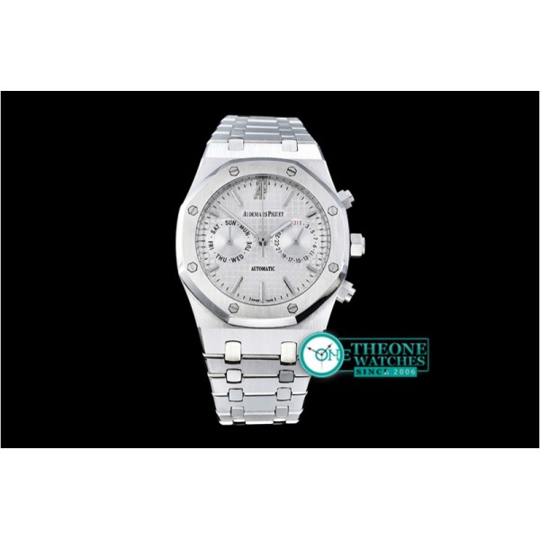 Audemars Piguet - Royal Oak Calendar SS/SS White VK Quartz