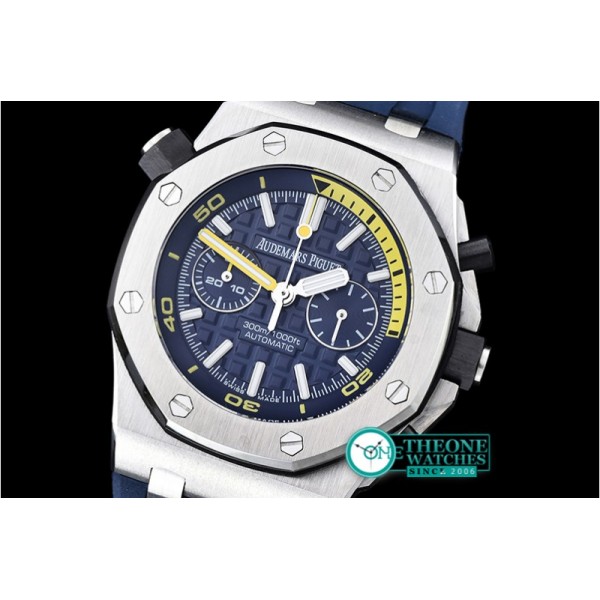 Audemars Piguet - ROO Basel 2016 Diver Chrono SS/RU JHF Blue A7750 Mod3124