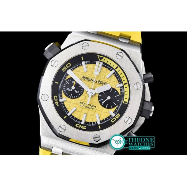 Audemars Piguet - ROO Basel 2016 Diver Chrono SS/RU JHF Yellow A7750 Mod3124