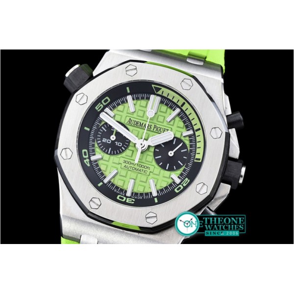 Audemars Piguet - ROO Basel 2016 Diver Chrono SS/RU JHF Green A7750 Mod3124