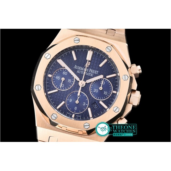 Audemars Piguet - Royal Oak Chronograph 26320ST RG/RG Blue JHF A7750