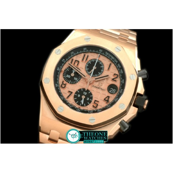 Audemars Piguet - 2014 Royal Oak Chrono 26470 RG/RG Gold A-7750 Sec@12