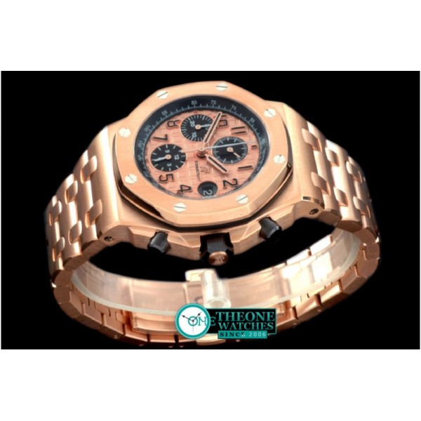 Audemars Piguet - 2014 Royal Oak Chrono 26470 RG/RG Gold A-7750 Sec@12