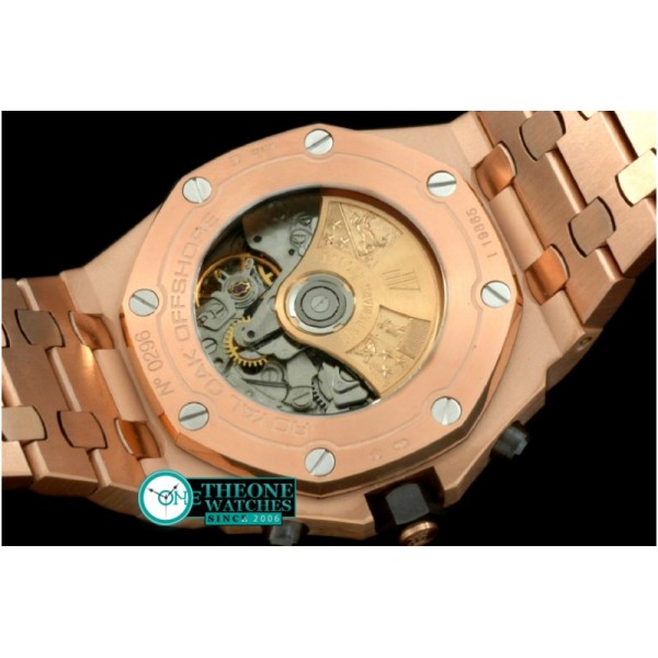 Audemars Piguet - 2014 Royal Oak Chrono 26470 RG/RG Gold A-7750 Sec@12