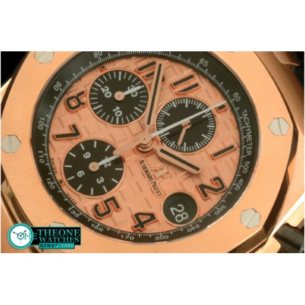 Audemars Piguet - 2014 Royal Oak Chrono 26470 RG/LE Gold A-7750 Sec@12