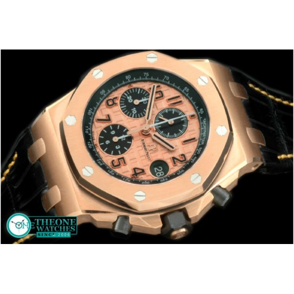 Audemars Piguet - 2014 Royal Oak Chrono 26470 RG/LE Gold A-7750 Sec@12