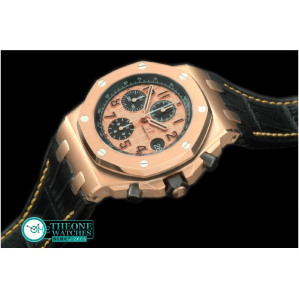 Audemars Piguet - 2014 Royal Oak Chrono 26470 RG/LE Gold A-7750 Sec@12