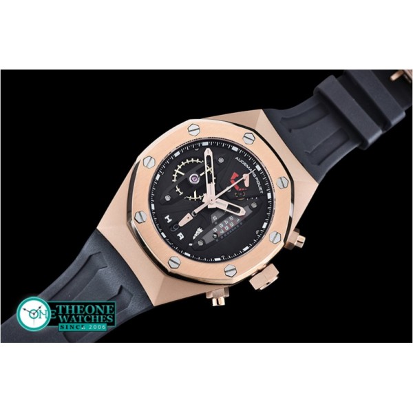 Audemars Piguet - Royal Oak Concept RG/RU Blk/Blk VK Quartz