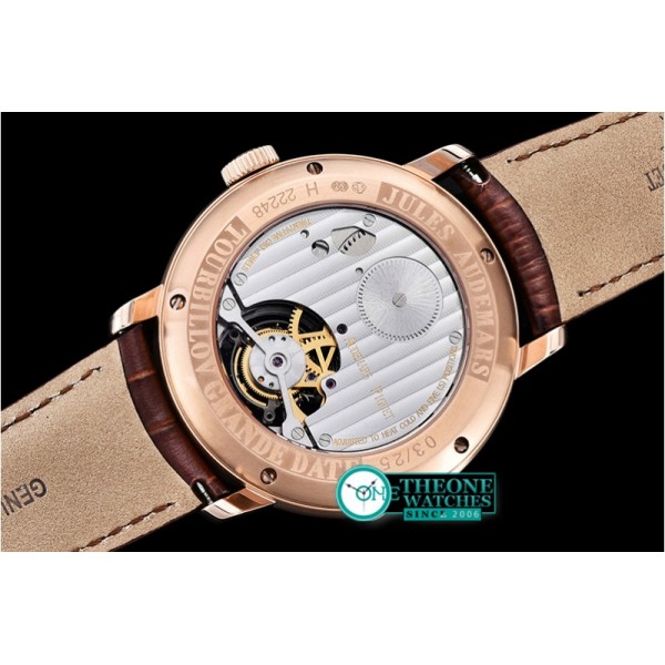 Audemars Piguet - AP Jules Tourbillon Grande Date RG/LE Wht - Tourbillon