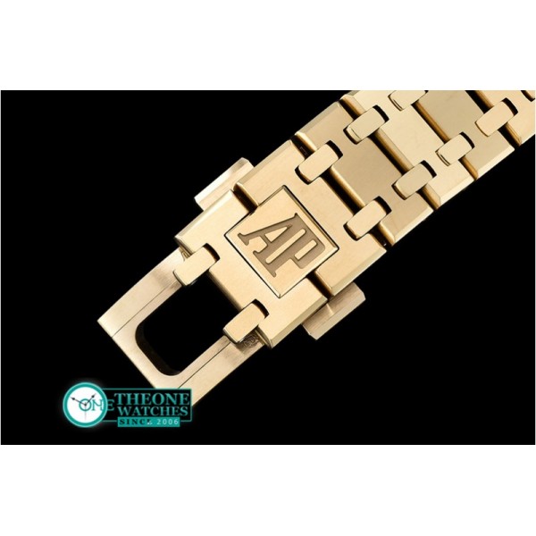 Audemars Piguet - Royal Oak Ladies 33mm YG/YG Blue JF Swiss ETA Quartz