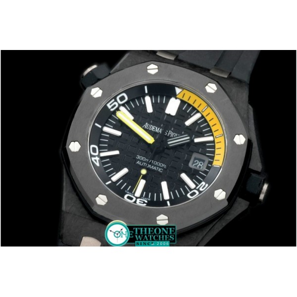 Audemars Piguet - Forge Carbon Diver FC/RU Black Asia Clone 2824