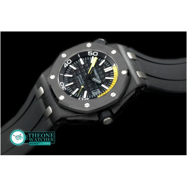 Audemars Piguet - Forge Carbon Diver FC/RU Black Asia Clone 2824