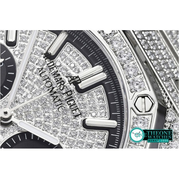 Audemars Piguet - Royal Oak Chrono 26320ST Diams SS/SS Ice Bling VK Qtz