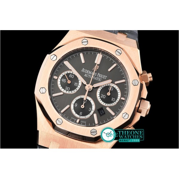 Audemars Piguet - Royal Oak Chronograph 26320ST RG/LE Grey/Blk JHF A7750