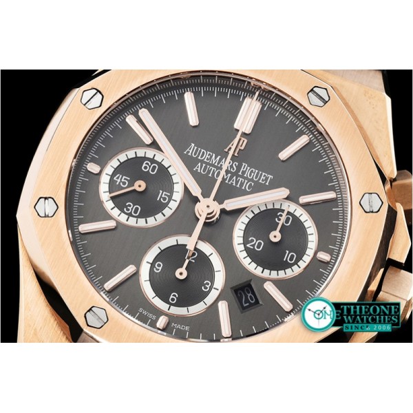 Audemars Piguet - Royal Oak Chronograph 26320ST RG/LE Grey/Blk JHF A7750