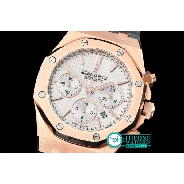 Audemars Piguet - Royal Oak Chronograph 26320ST RG/LE White JHF A7750