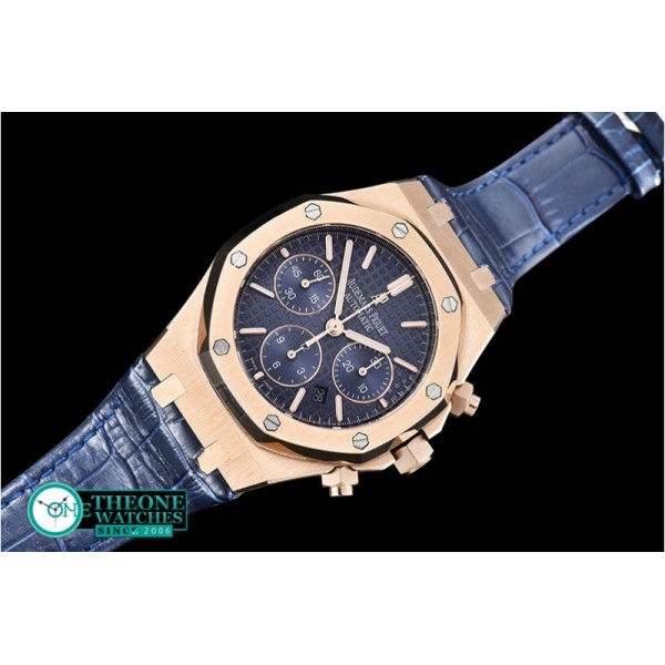 Audemars Piguet - Royal Oak Chronograph 26320ST RG/LE Blue JHF A7750