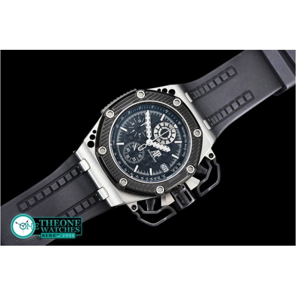 Audemars Piguet - Royal Oak Survivor SS/RU Black VK Quartz Chronograph