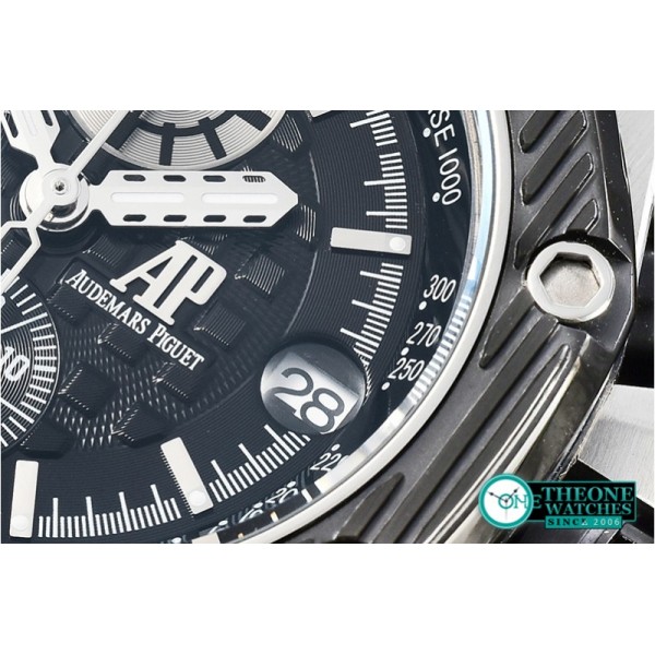 Audemars Piguet - Royal Oak Survivor SS/RU Black VK Quartz Chronograph