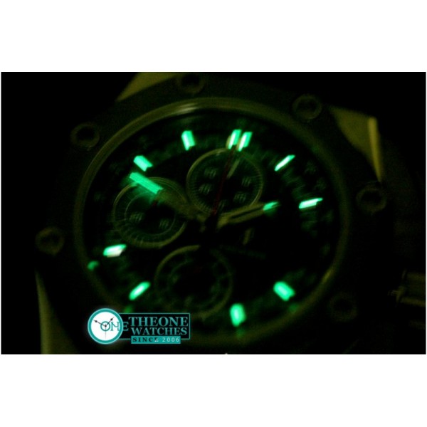 Audemars Piguet - 2011 Royal Oak Chronograph RG/LE Black A-7750 Sec@12