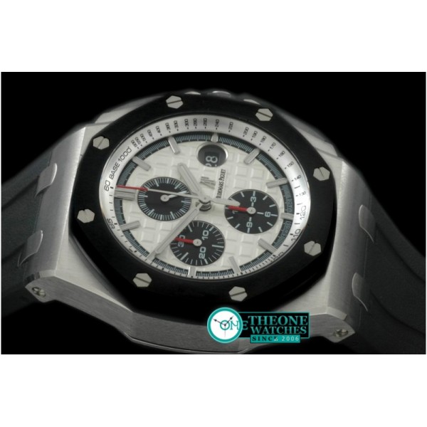 Audemars Piguet - 2011 Royal Oak Chronograph SS/LE White A-7750 Sec@12