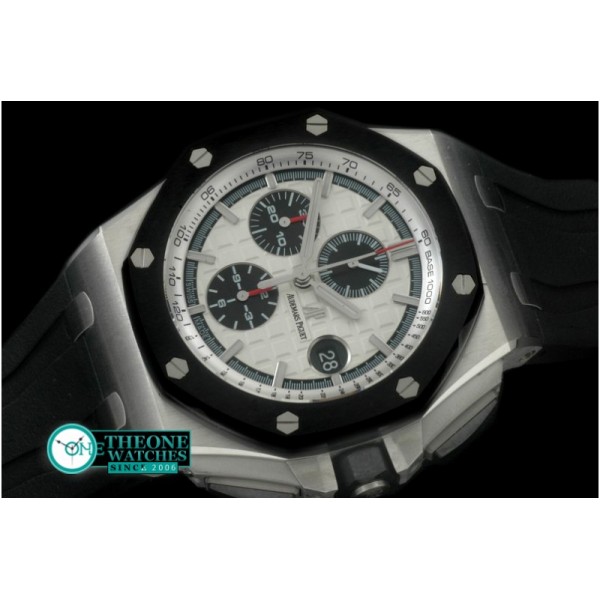 Audemars Piguet - 2011 Royal Oak Chronograph SS/LE White A-7750 Sec@12